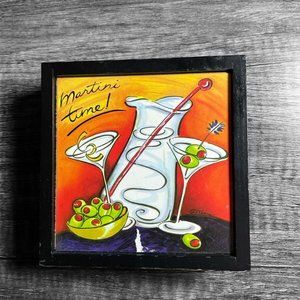 martini Drink coasters 4 pack